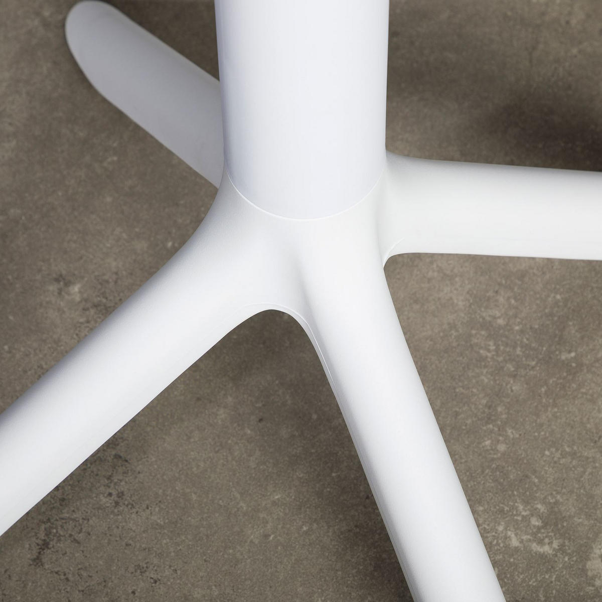 GARTENTISCH LUZ weiß - Weiß, Kunststoff (60/60/76cm) - IDIMEX