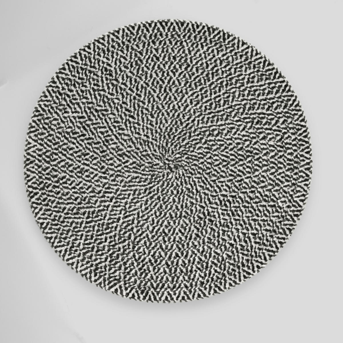 DEKORATIVES-TISCHSET Tabita - Dunkelgrau, Textil (38cm) - home&you