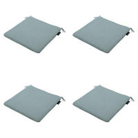 SITZKISSEN Eco-line - Blau - 40/40/4,5 cm - 4er-Set - Blau, Textil (40/4/40cm) - Madison