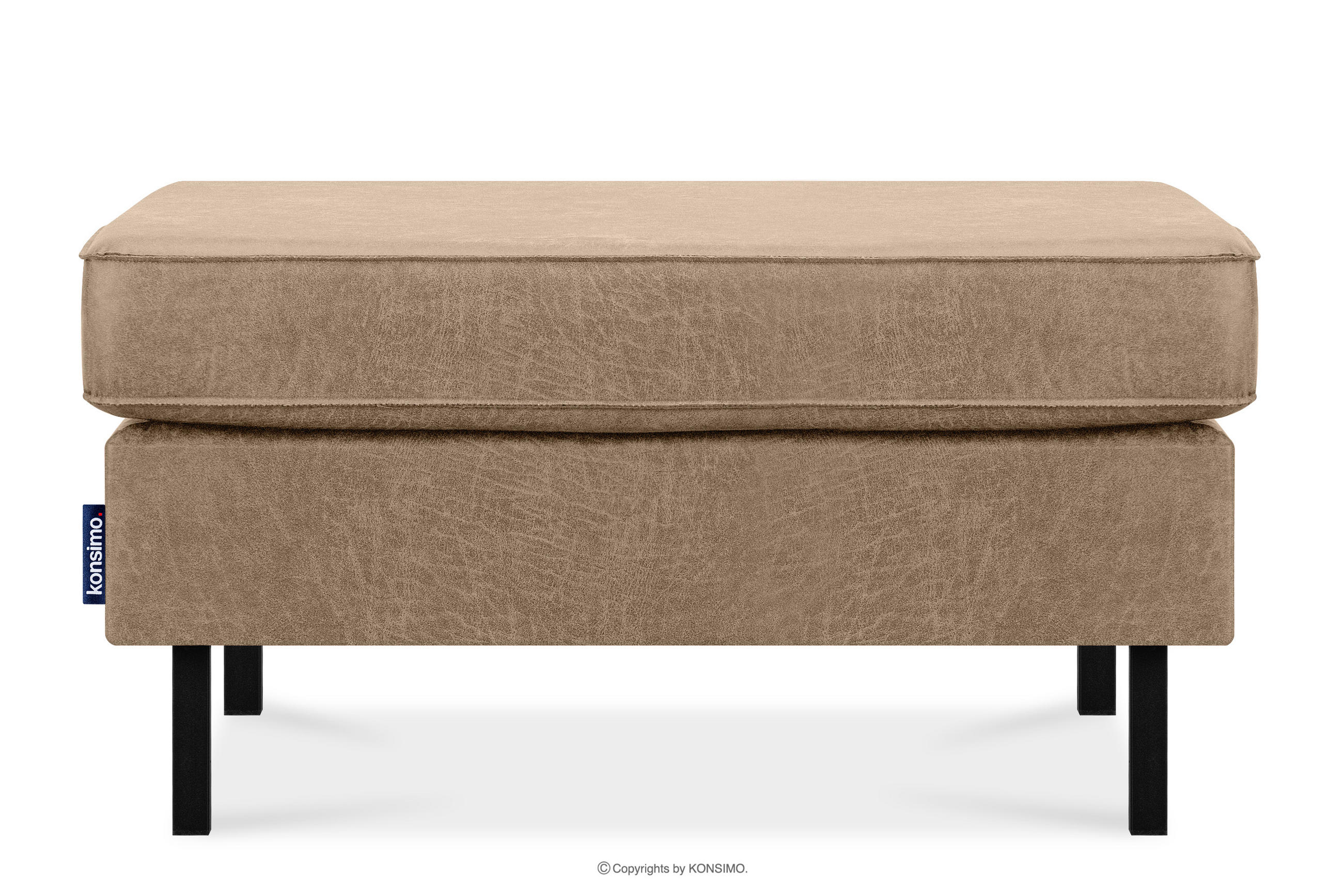Konsimo® Hockerstuhl Beige 93x48x70 cm