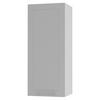 KÜCHENHÄNGESCHRANK Kvantum W4/40 Dust Grey Matt / Weiß Matt 40 / 32,5 / 96cm - Weiß/Grau, Holz/Holzwerkstoff (40/96/32.5cm) - Feldmann-Wohnen