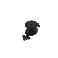 SCHRANKKNOPF Schwarz 1er-Set - Schwarz, Metall (0.32/0.32/3.2cm)