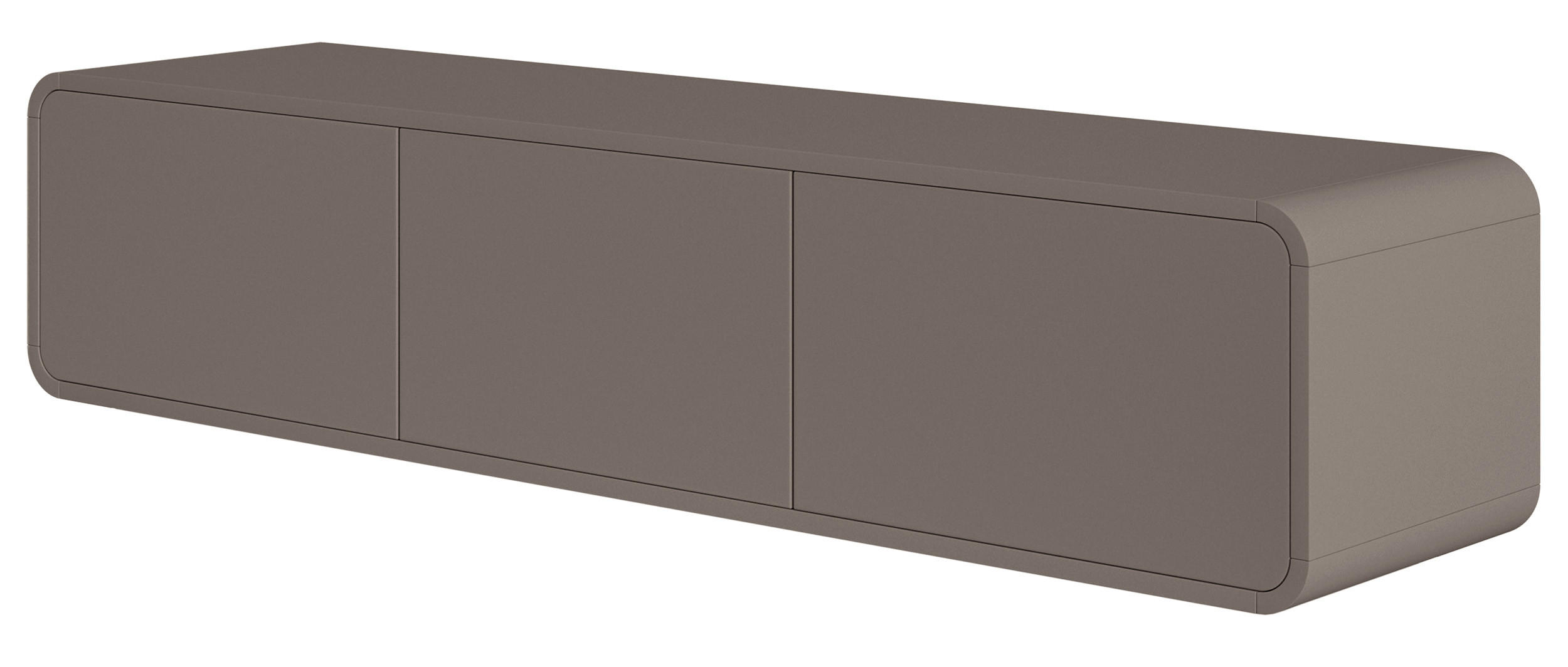 TV-HÄNGEBOARD Oro Dunkelbeige mit 3 Schubladen 154 cm - Beige, Holzwerkstoff (154/32.4/40cm) - Selsey