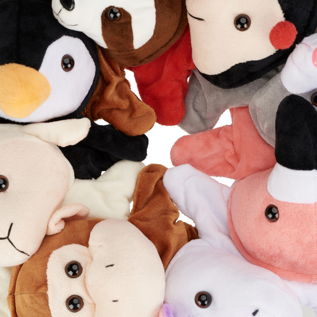 HANDPUPPEN - Multicolor, Textil (20/29/8.5cm) - Relaxdays