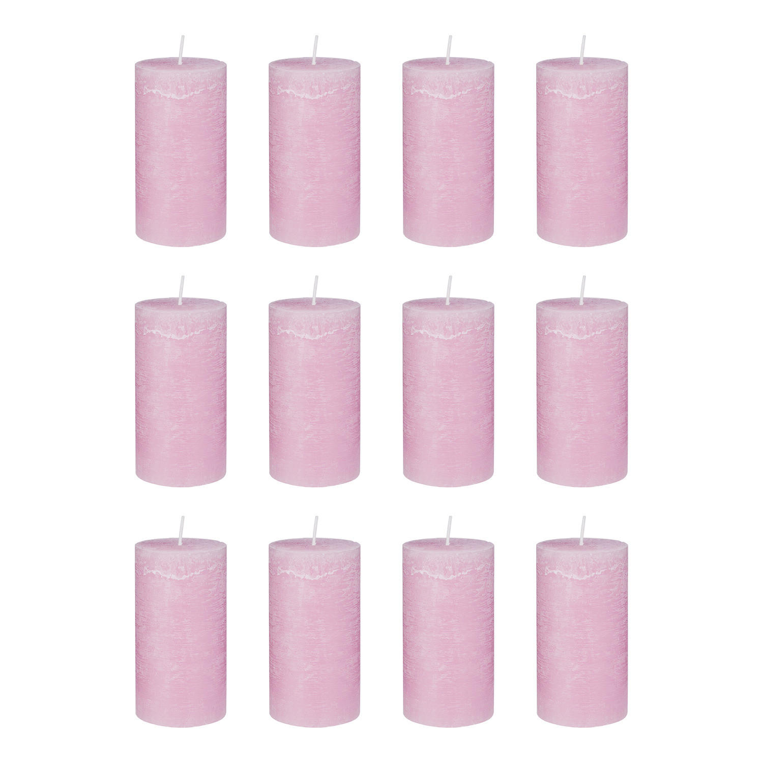 Butlers Stumpenkerze Rosa 7x13x7 cm
