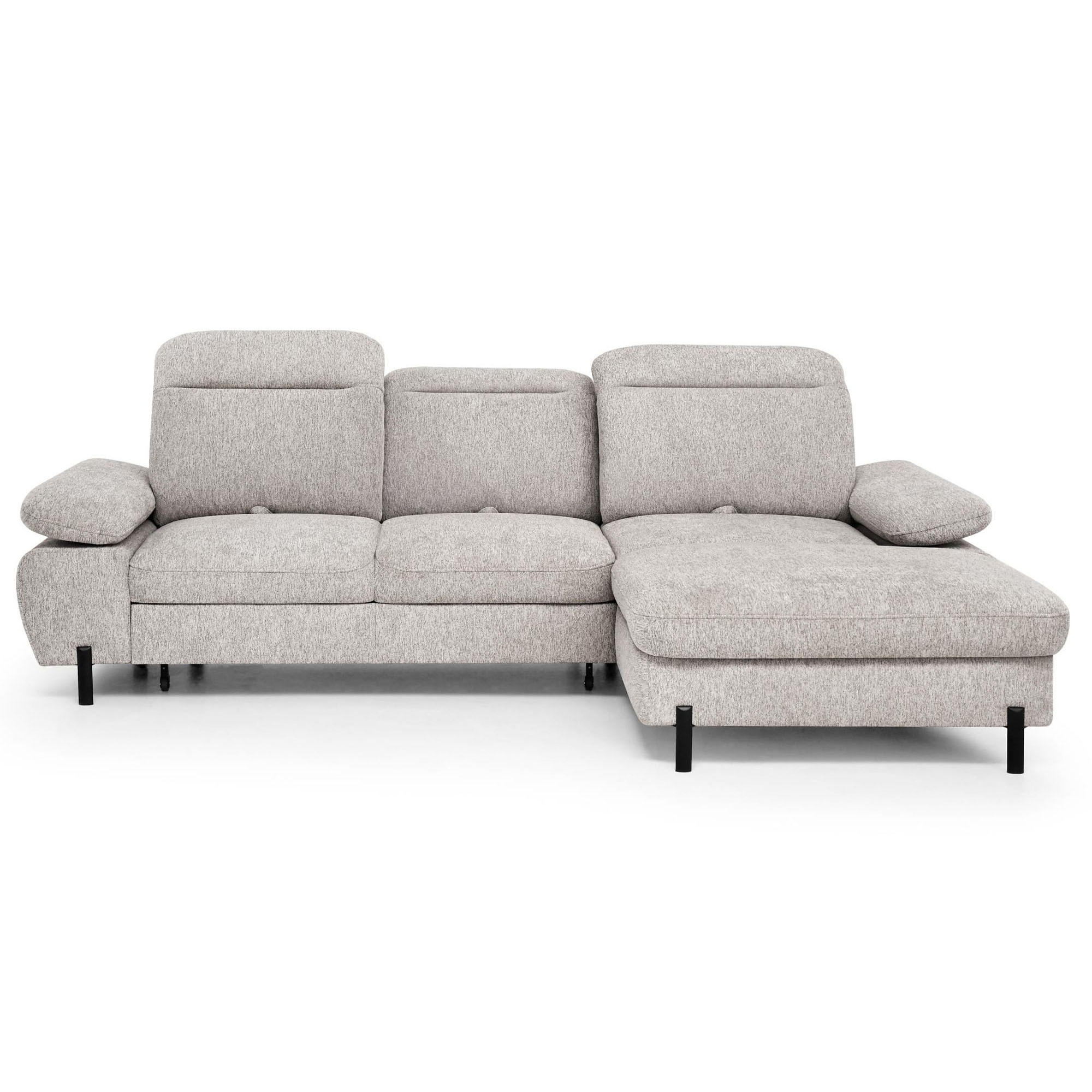 Beautysofa Eckschlafsofa Beige 285x190 cm