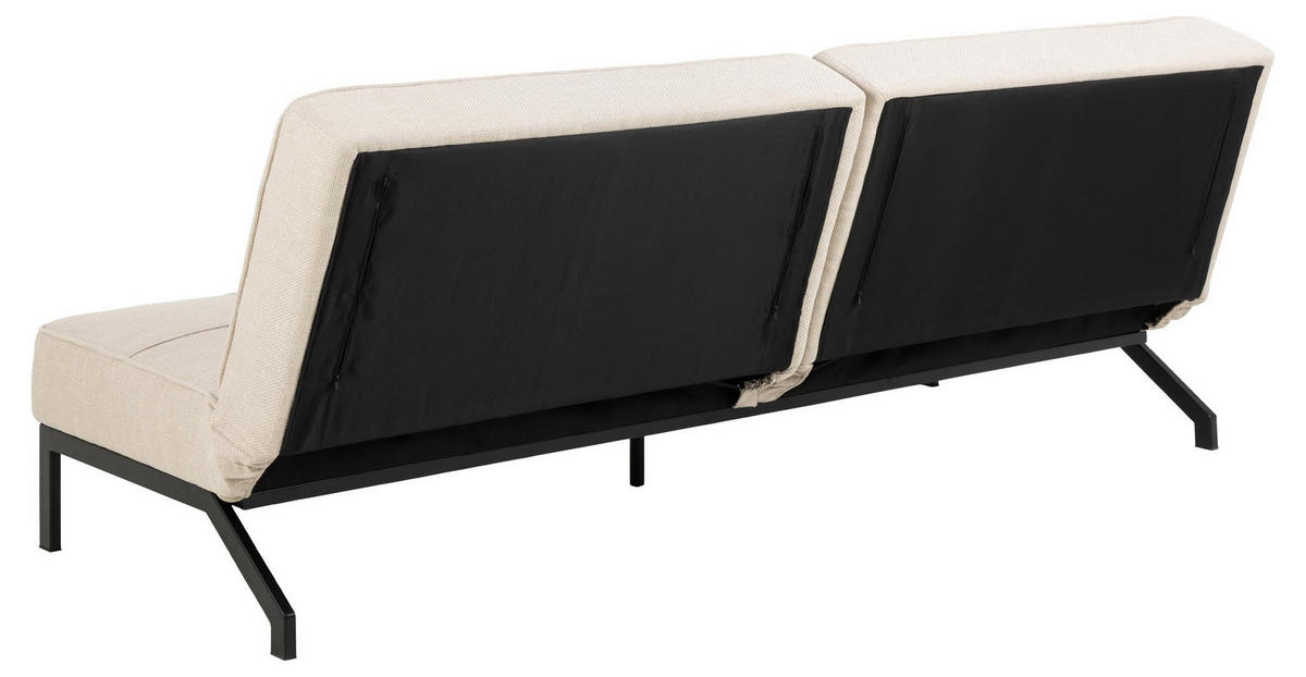 SCHLAFSOFA beige - Beige, Holzwerkstoff (198/87/95cm) - ebuy24