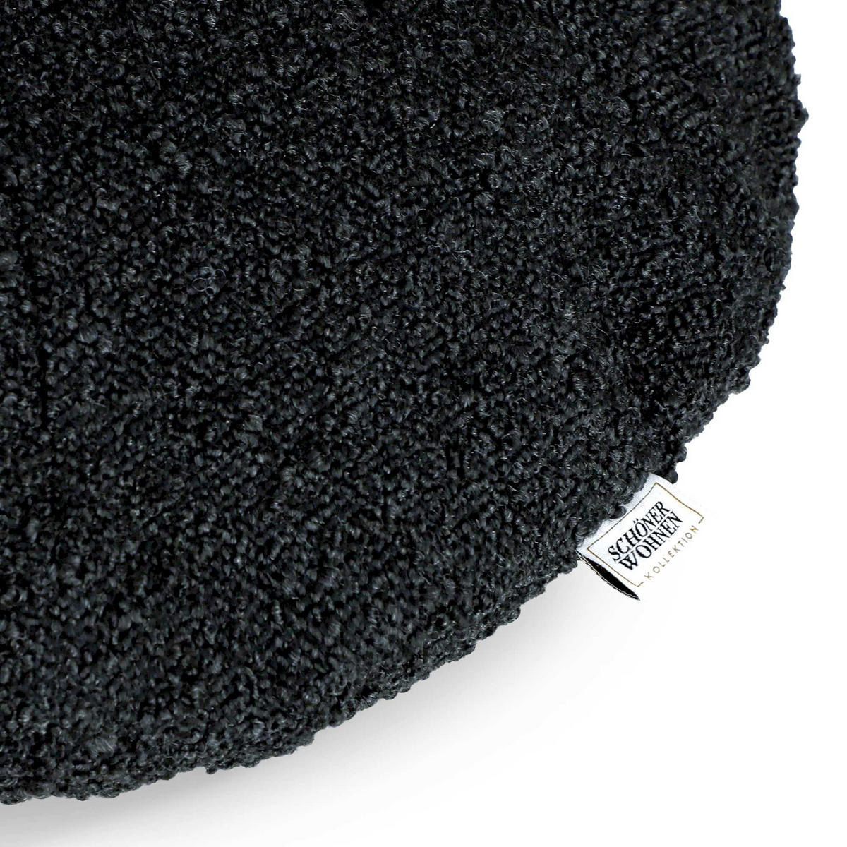 KISSEN INKL. VLIESFÜLLUNG BAY - Schwarz, Textil (45/45cm) - Schöner Wohnen