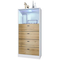 KOMMODE Pino Fronten in Eiche Natur - Eichefarben, Holzwerkstoff (56/125/36cm) - Vladon