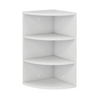 ECKREGAL Fabienne Weiß 30 x 60 cm 3 Fächern - Weiß, Holzwerkstoff (30/60/30cm) - Vicco