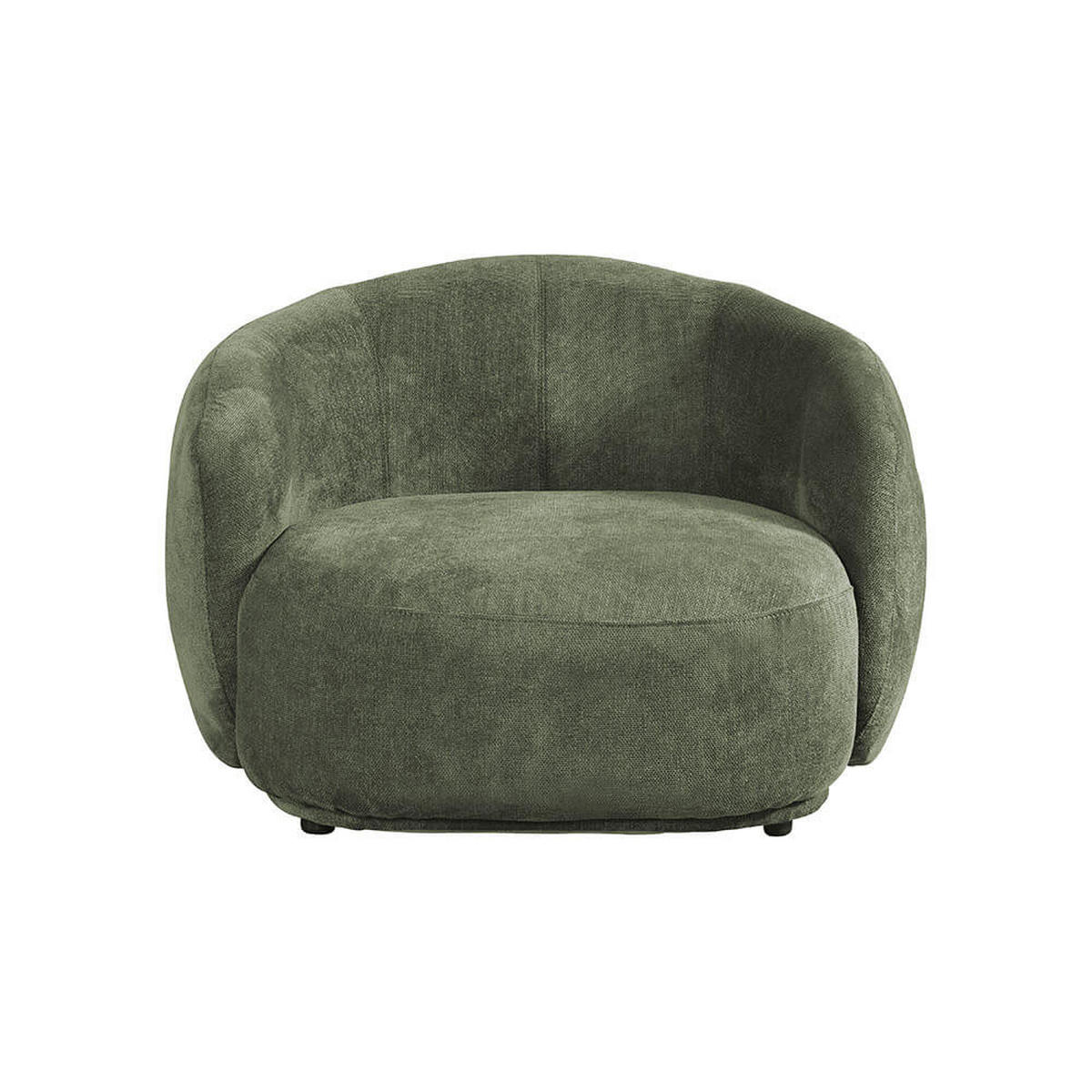 SESSEL CASARA - Webstoff Dunkelgrün - Dunkelgrün, Kunststoff (99/72/104cm) - Home Deluxe