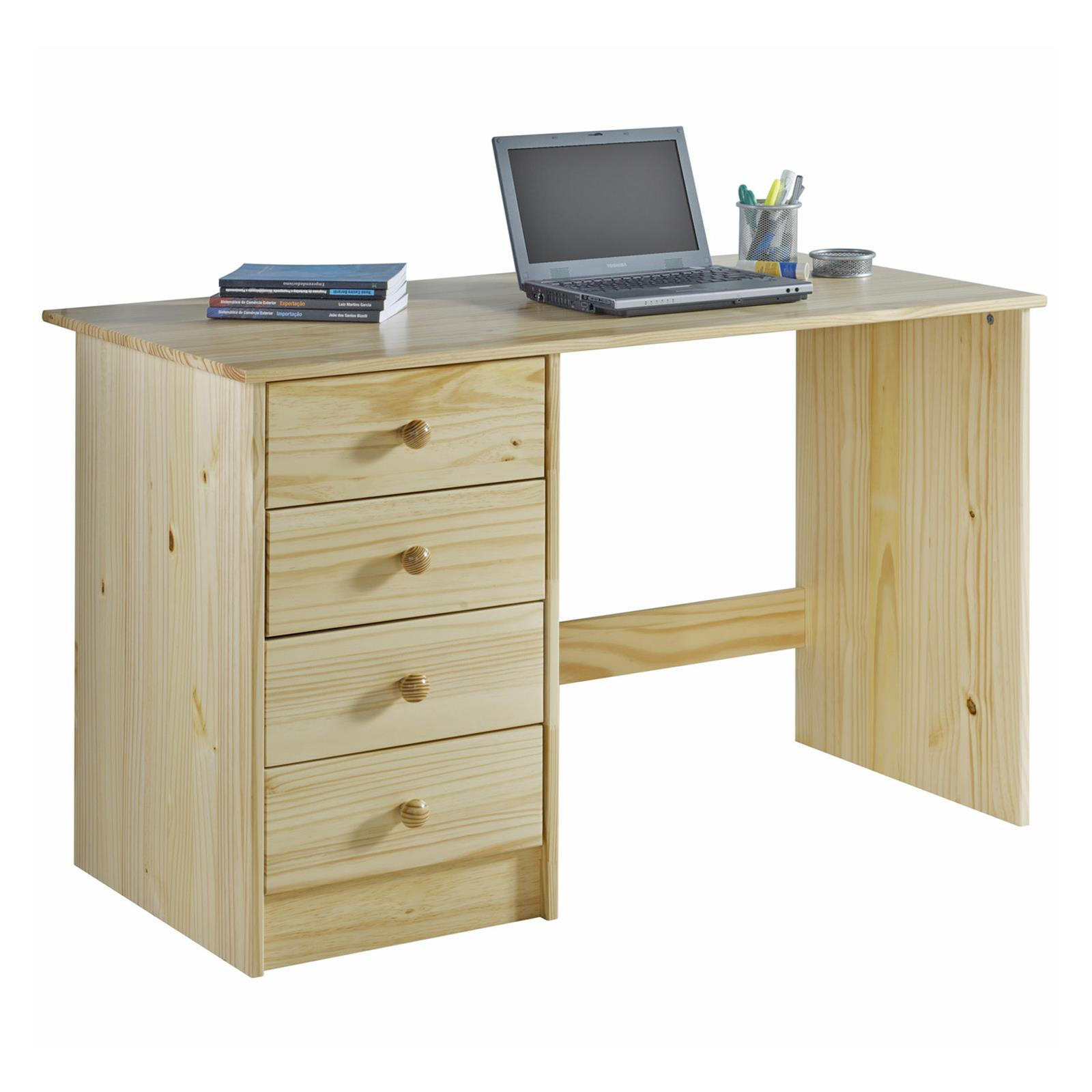 SCHREIBTISCH ARNE - Naturfarben, Holz (54/115/73cm) - IDIMEX