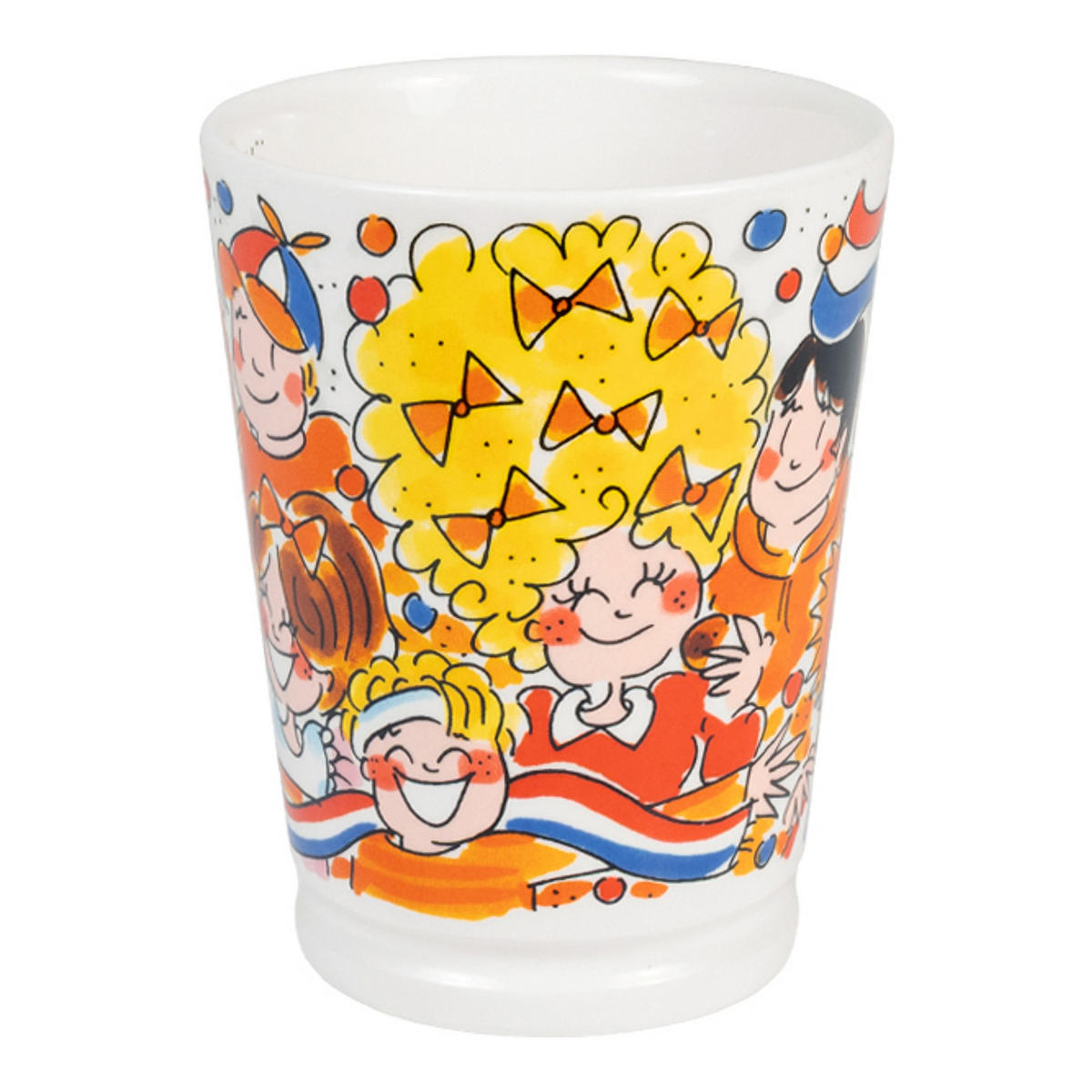 MAZAGRAN-BECHER Wir lieben Orange in Bunt - 500 ml - Multicolor, Keramik (0.5L) - Blond Amsterdam