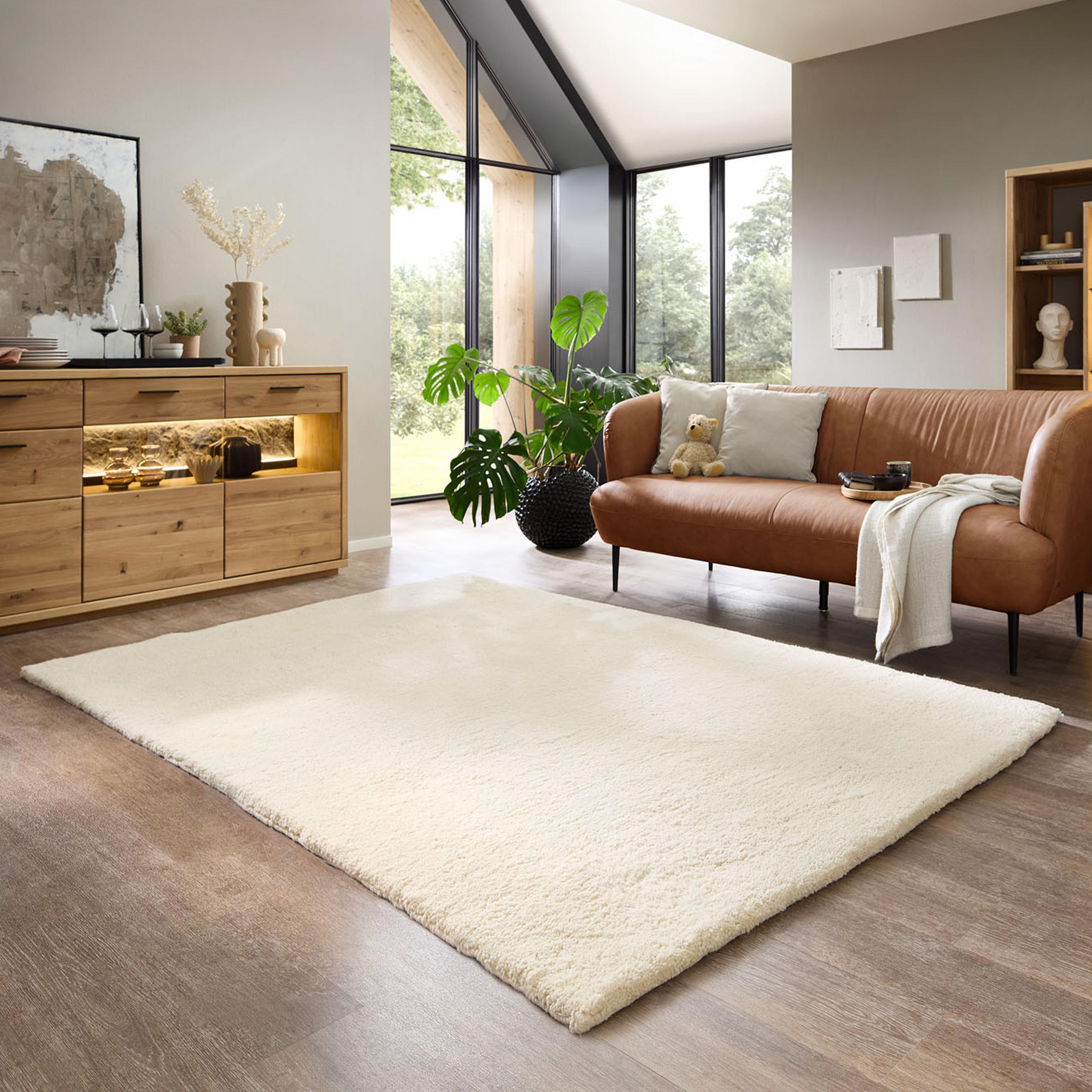 BERBERTEPPICH Maloronga 200x300 cm - Weiß, Textil (200/300cm) - THEKO