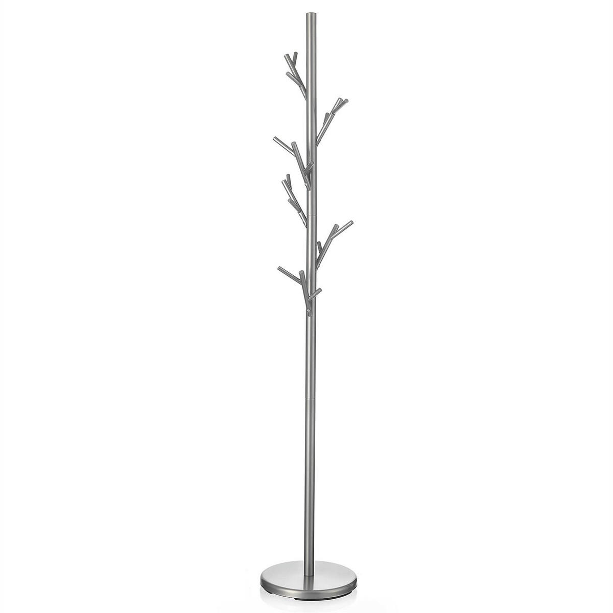KLEIDERSTÄNDER ZENO - Grau, Metall (30/177/30cm) - IDIMEX