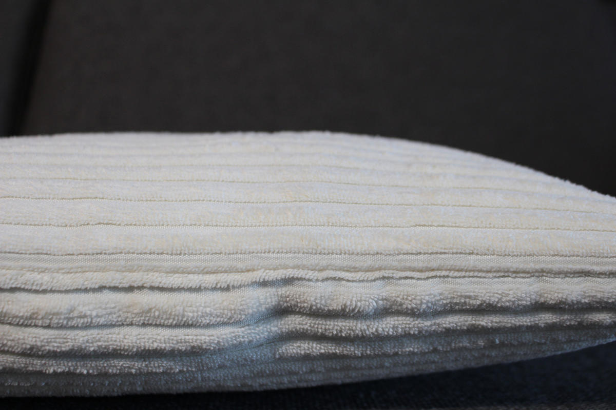 KISSENHÜLLE Shara Cord Look elfenbein - Creme, Textil (45/45cm) - Magma Heimtexx