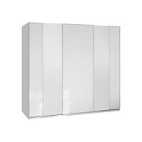 SCHIEBETÜRENSCHRANK Maxi 3D 250 MX06 - Weiß, Holzwerkstoff (250/235/69cm) - MIRJAN24