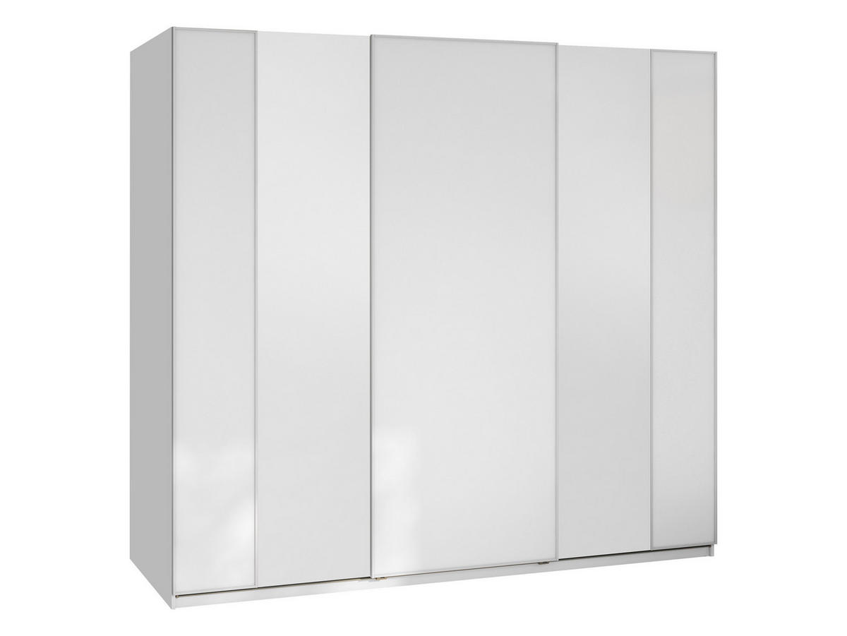 SCHIEBETÜRENSCHRANK Maxi 3D 250 MX06 - Weiß, Holzwerkstoff (250/235/69cm) - MIRJAN24