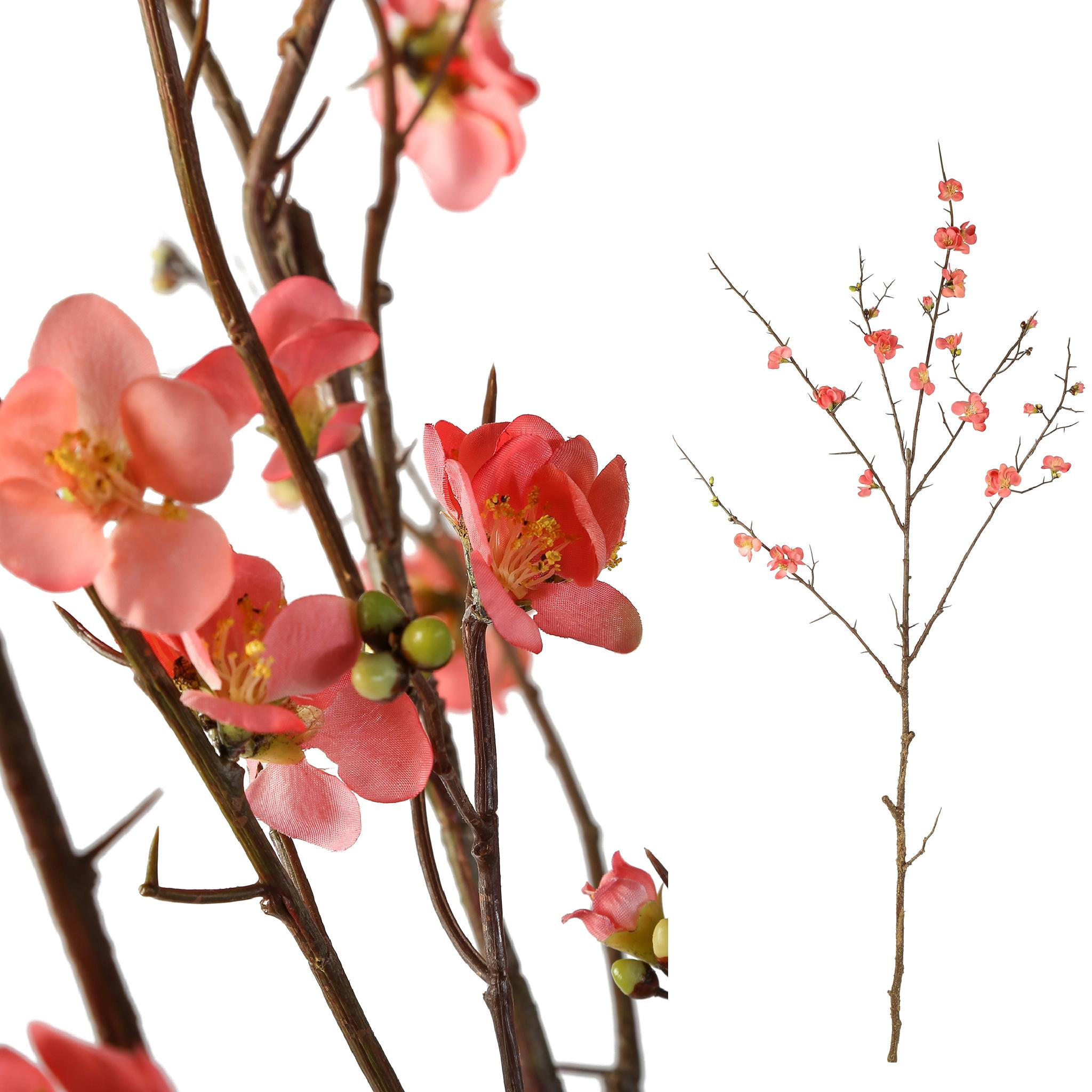 KUNSTBLUME Blossom Rosa 87/65/120cm - Pink, Kunststoff (120cm) - PTMD Collection
