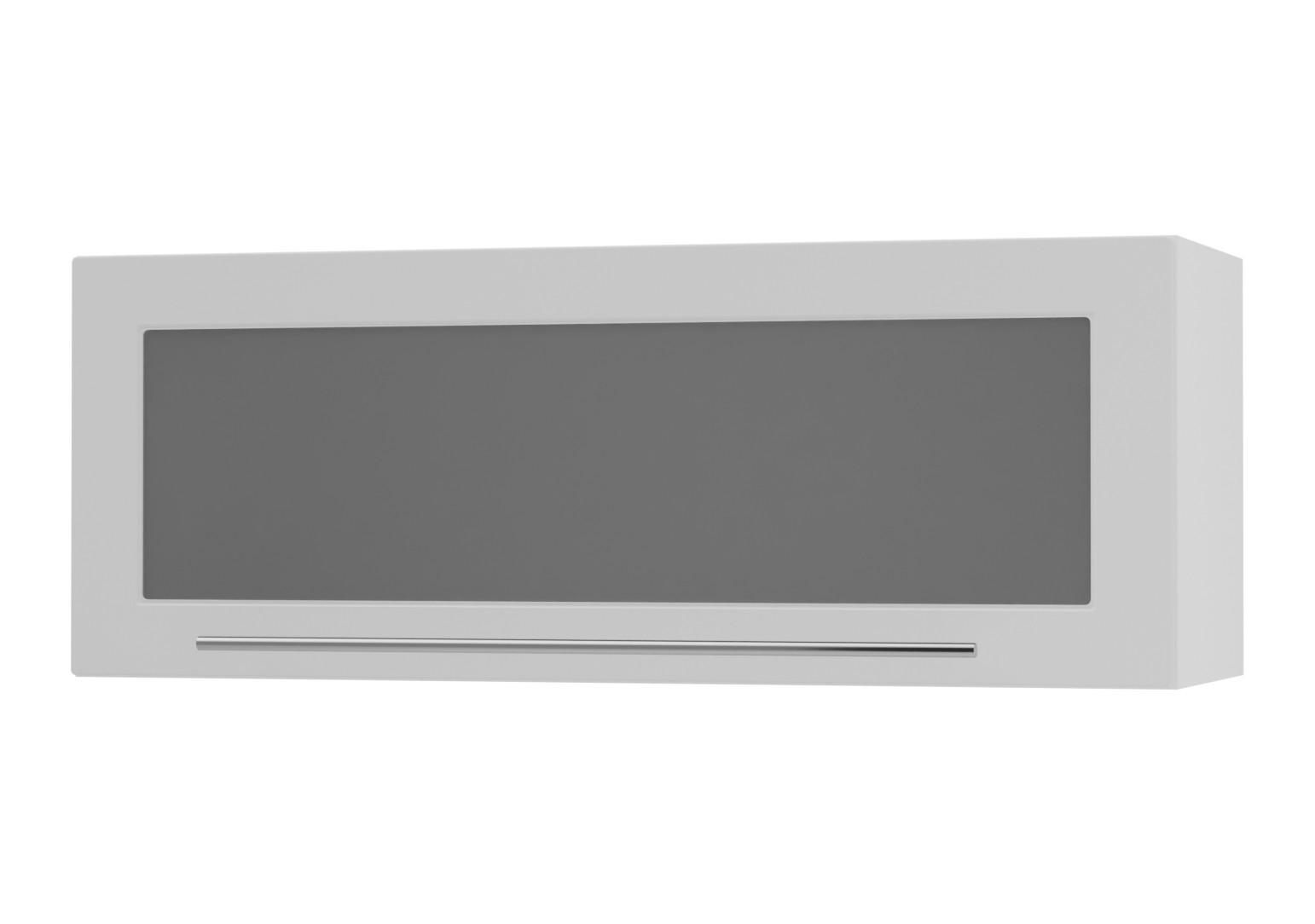 Feldmann-Wohnen Küchenhängeschrank Weiß, Weiß 90x36x32.5 cm