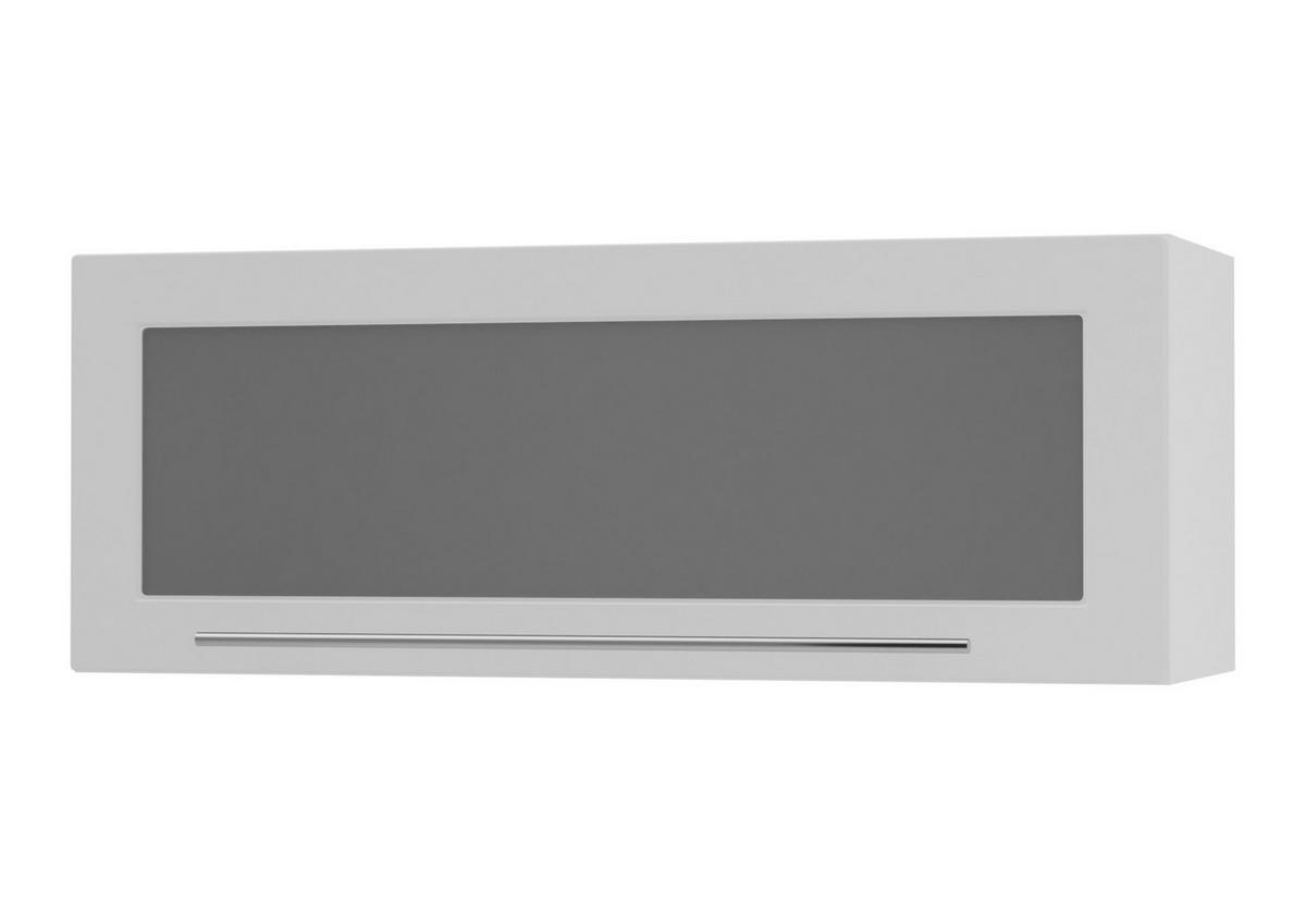 KÜCHENHÄNGESCHRANK Kvantum W4BS/90-AV Weiß Matt / Weiß Matt 90 / 32,5 / 36cm - Weiß, Holz/Holzwerkstoff (90/36/32.5cm) - Feldmann-Wohnen