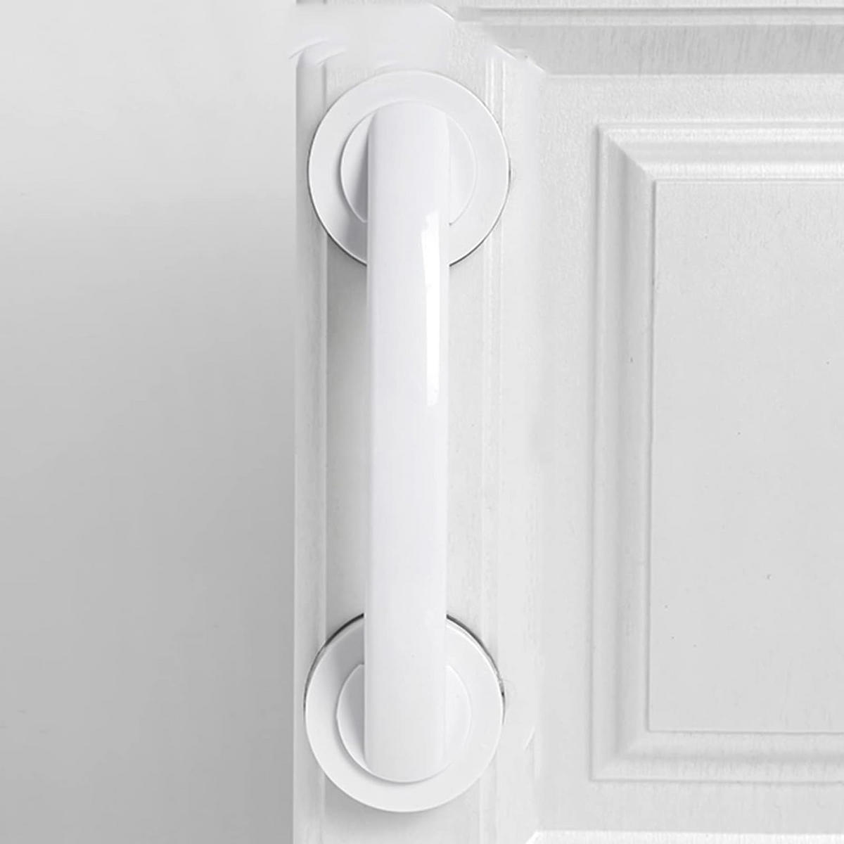 HALTEGRIFF Selbstklebend Mit Saugnapf Für Türen, Schubladen und WC - Weiß, Kunststoff (6.5/6.5/29.5cm)