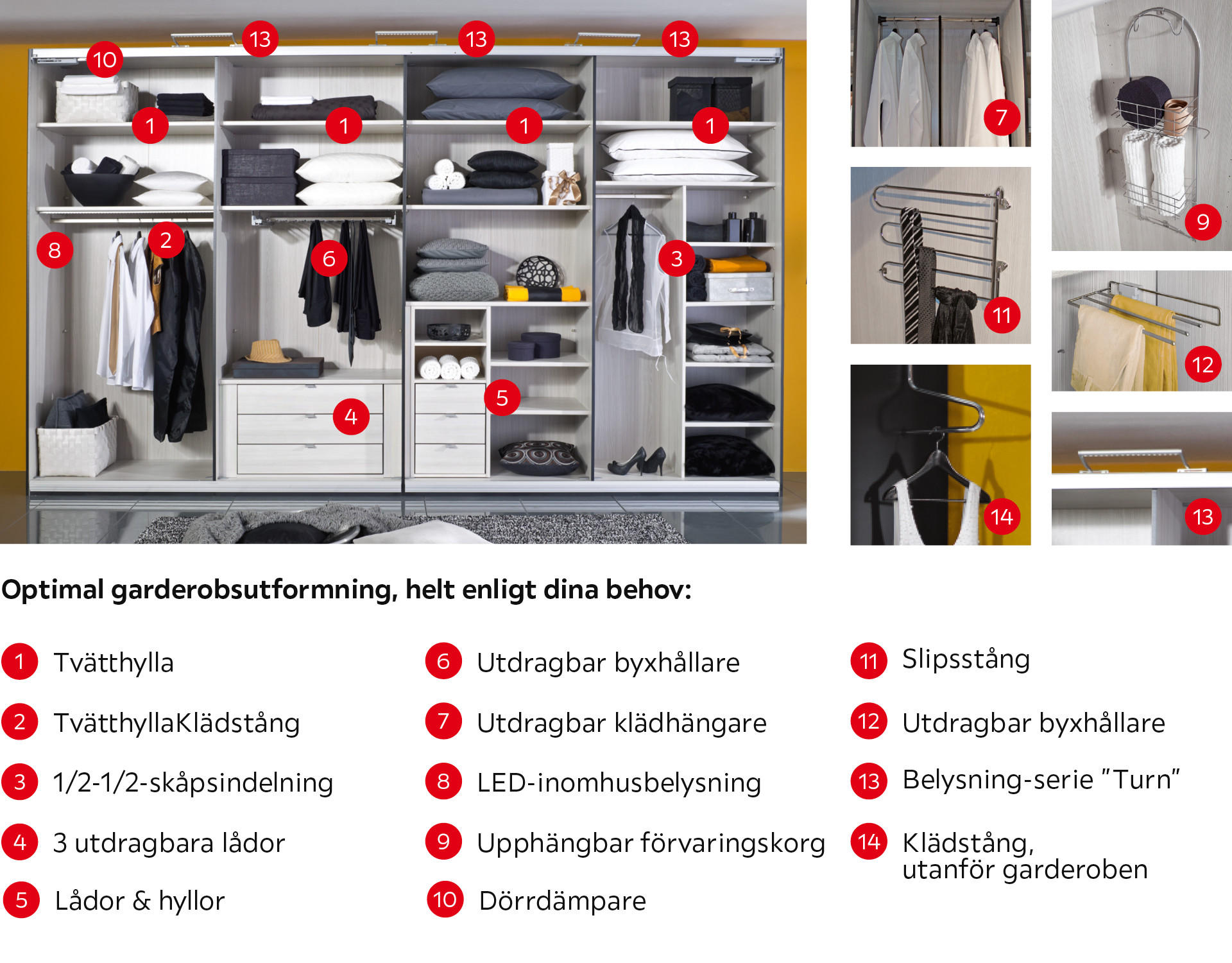 Garderobsinredning