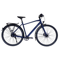 TREKKING Gent Super Deluxe Ocean Blue 8 Gang 28 Zoll Gr: 53cm & 58cm - Blau, Metall (53cm) - Hawk Bikes
