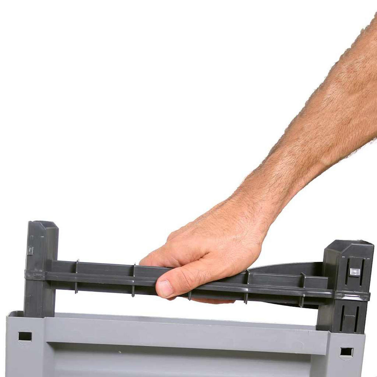 KUNSTSTOFFSCHRANK 68/39/171,5 Cm - Grau, Kunststoff (39/171.5/68cm) - vidaXL