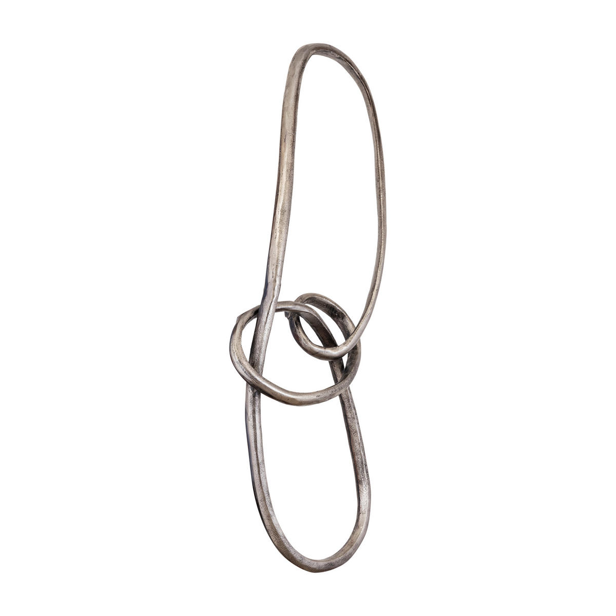 WANDPANEEL Wun Silber 38/11/90cm - Silberfarben, Metall (11/90/38cm) - PTMD Collection