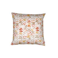 KISSENHÜLLE Ubuntu erdton 100% Baunwolle 40/40 cm - Taupe/Currygelb, Textil (40/40cm) - beties Heimtextil