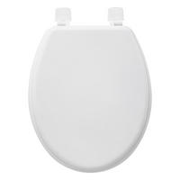 WC-SITZ Colorama, MDF, Kunststoff, Weiß - Weiß, Holzwerkstoff (36/5/48cm) - 5five Simply Smart