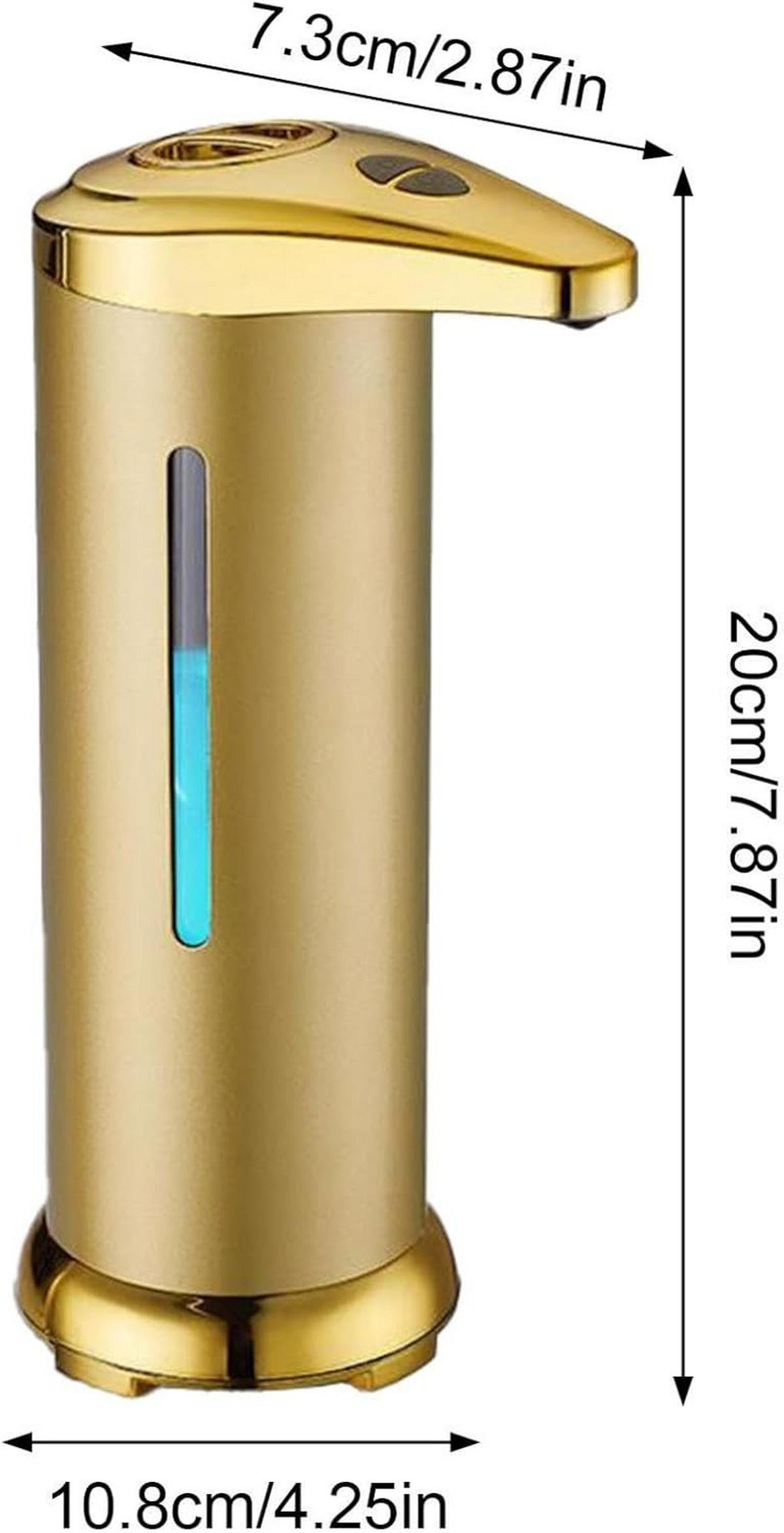 SEIFENSPENDER Automatisch Gold Elektrisch Mit Sensor Berührungslos - Goldfarben, Metall (10.8/20/10.8cm)