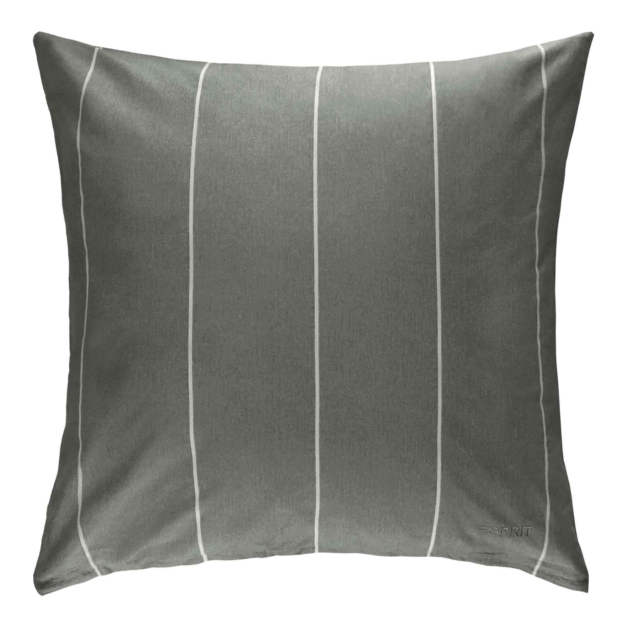RENFORCÉ KISSENBEZUG HARPLINES - Anthrazit, Textil (80/80cm) - Esprit