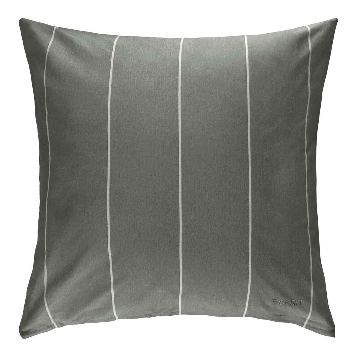 RENFORCÉ KISSENBEZUG HARPLINES - Anthrazit, Textil (80/80cm) - Esprit