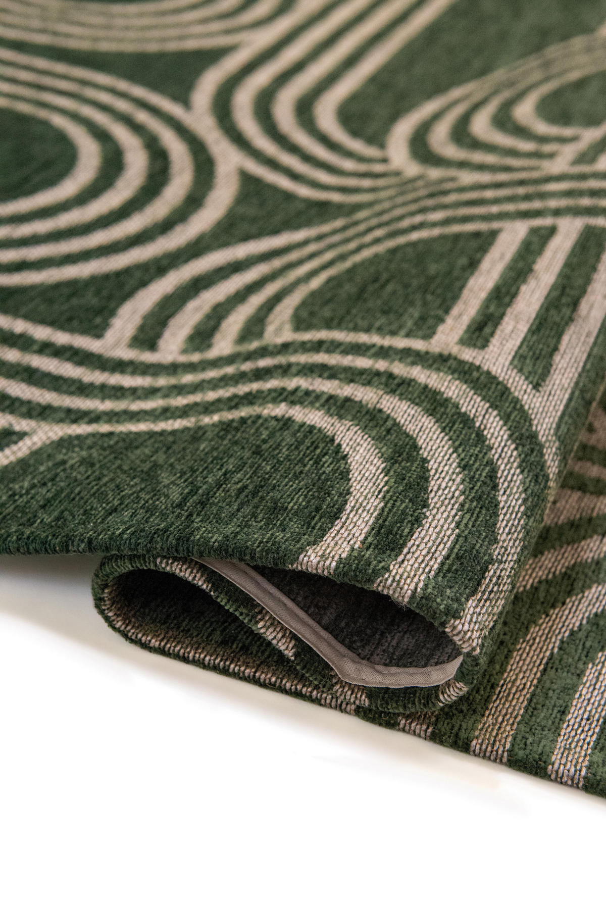 TEPPICH modern Flachgewebe FEVER Grün 240 x 340 cm - Grün, Textil (240/340cm) - Novatrend