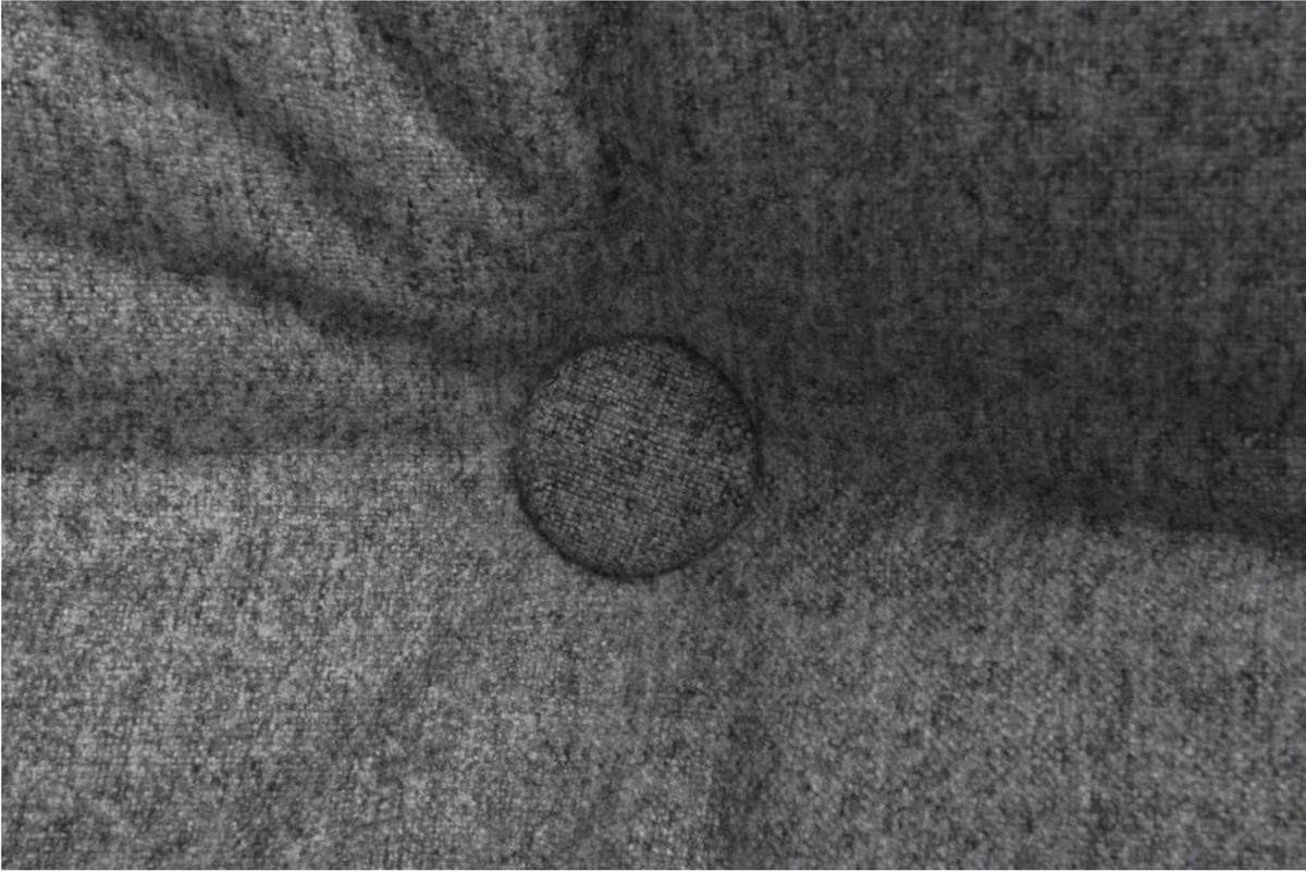 SESSEL ERISO mit Armlehnen und angenehmer Stoff zum Anfassen, Strukturstoff, dunkelgrau - Dunkelgrau/Braun, Textil (80/75/75cm) - KONSIMO®