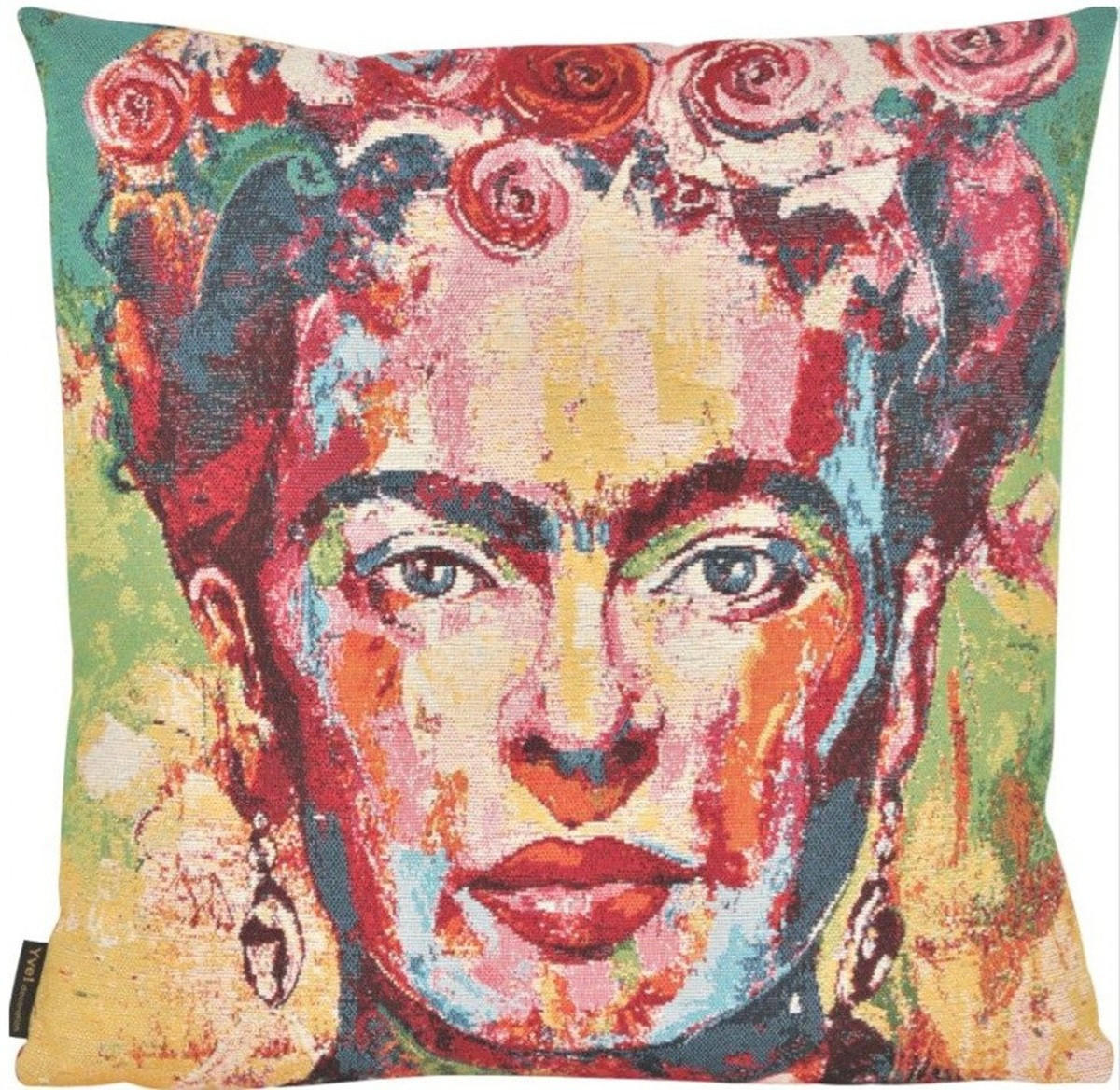 KISSENHÜLLE STARS - Gelb/Multicolor, Textil (45/45cm) - Yve! decoration