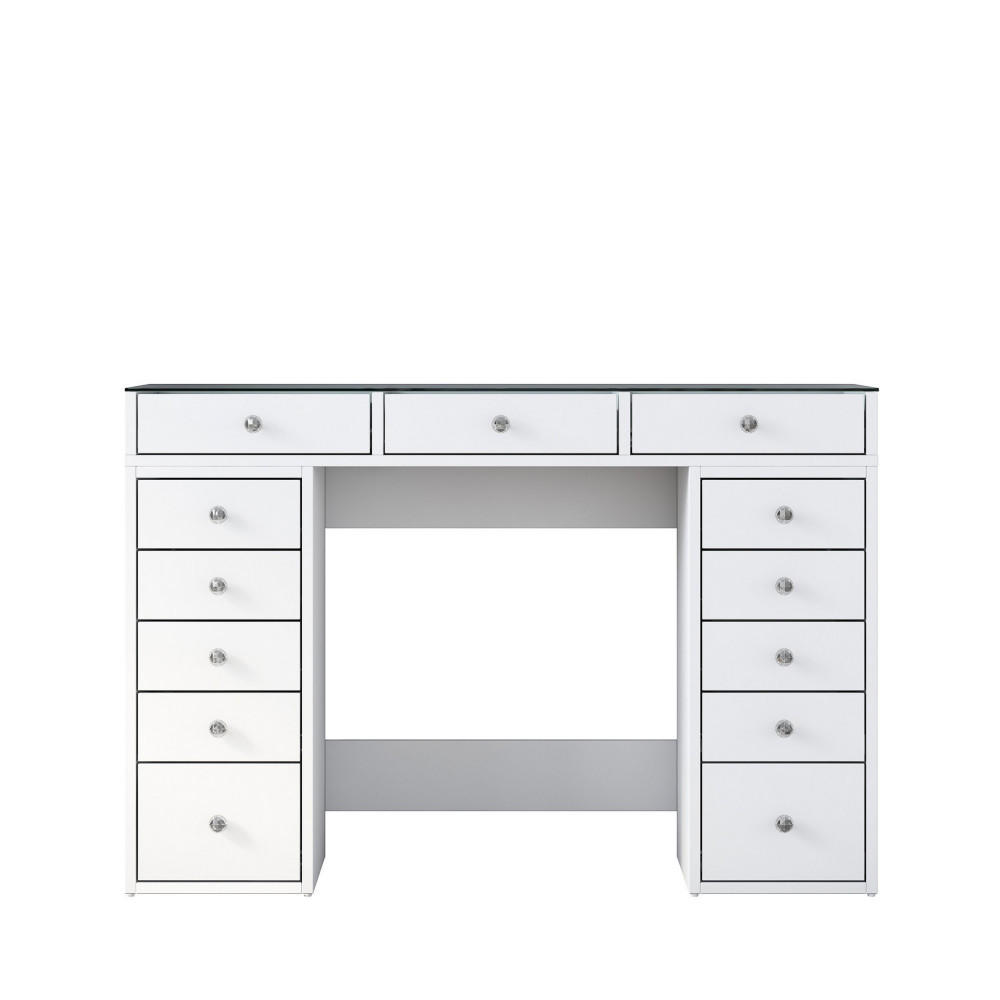Drawer Kosmetiktisch Weiß 120x80x44 cm