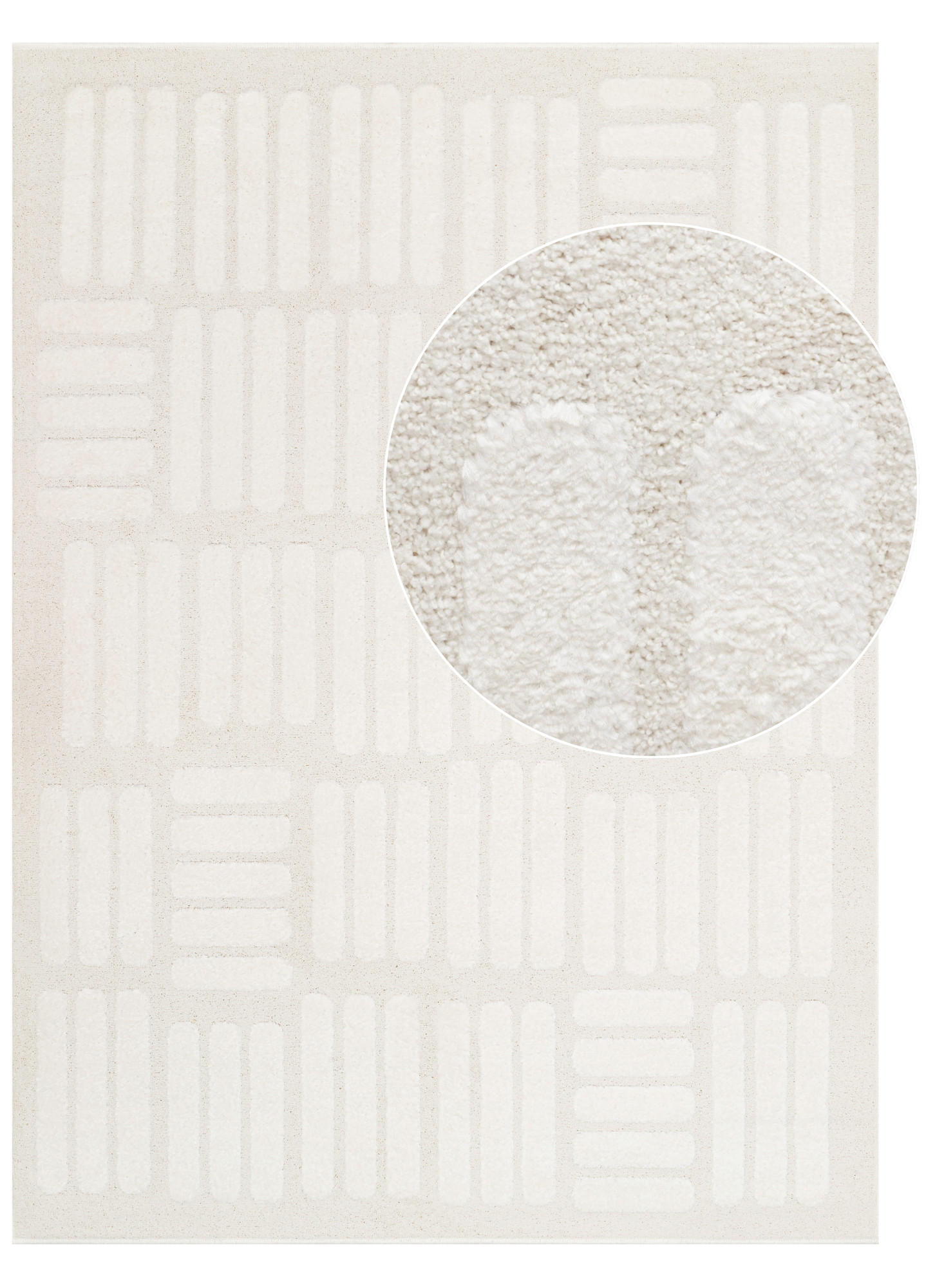 TEPPICH TERRA Creme 200/300 cm - Creme, Textil (200/300cm) - Tapiso