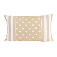 PATCHWORK-KISSENHÜLLE Sterne 30/50 cm - Beige, Textil (30/50cm) - Homescapes