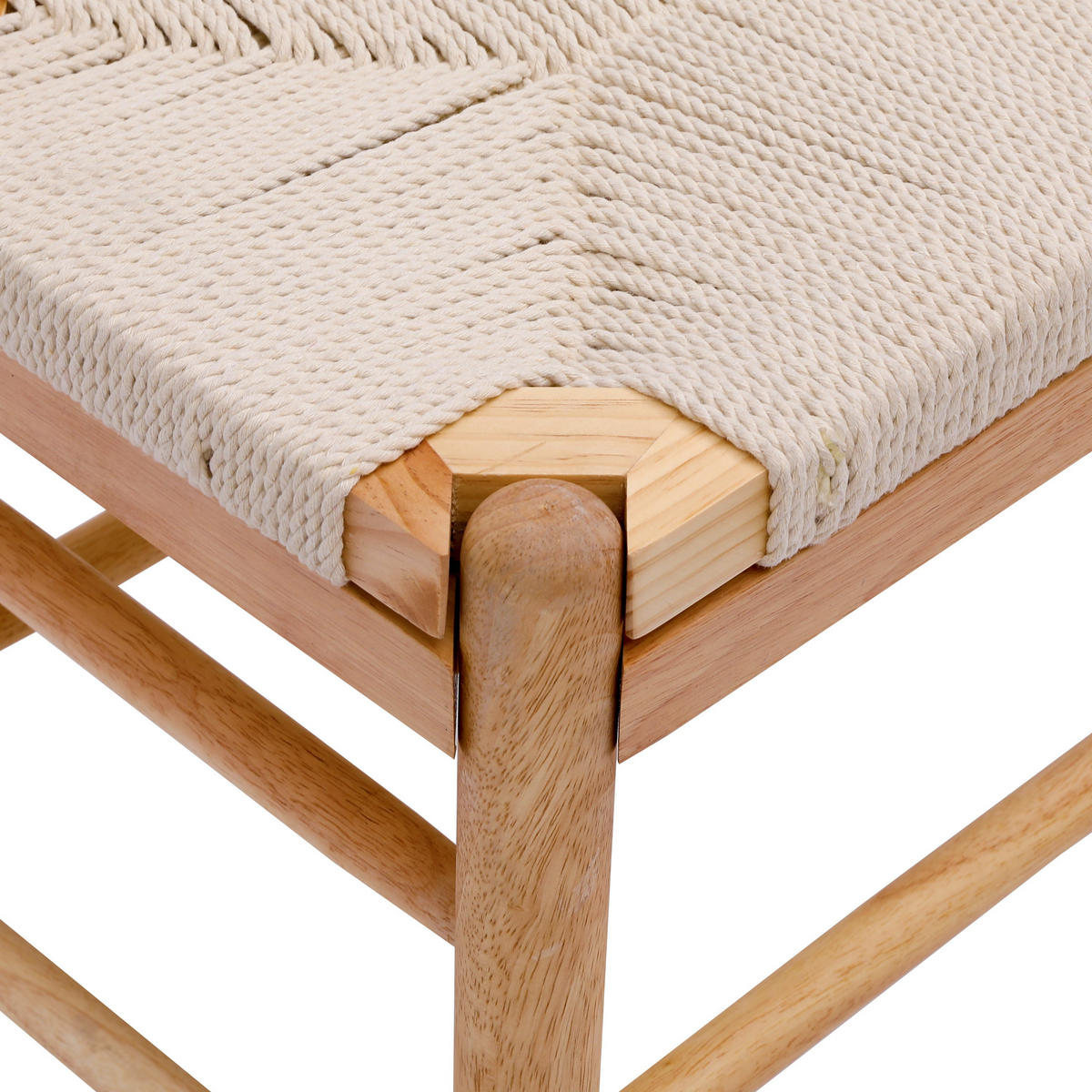 SITZBANK Seil Braun - Braun, Holz (91/45.5/35cm) - Nordlys
