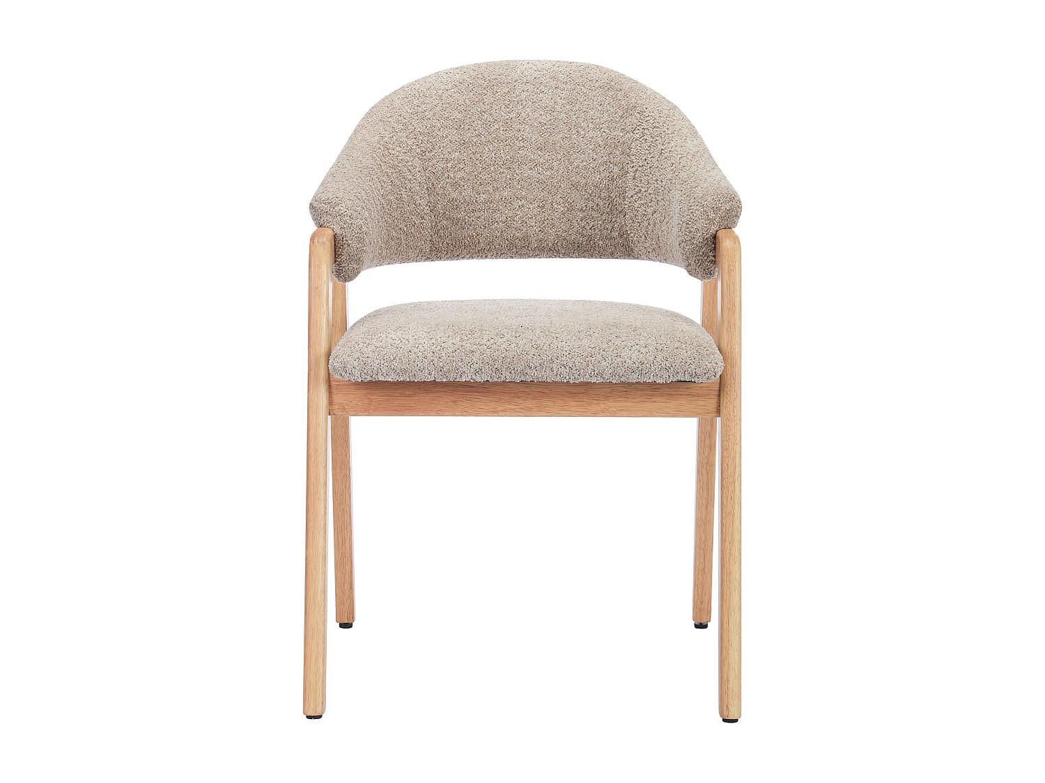 STUHL - 56 cm x 53.5 cm - Stoff - Taupe - SOLUNA - Taupe, Textil (56/82/53.5cm) - Vente-Unique