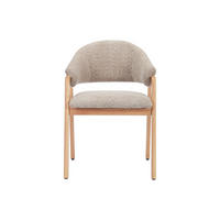 STUHL - 56 cm x 53.5 cm - Stoff - Taupe - SOLUNA - Taupe, Textil (56/82/53.5cm) - Vente-Unique