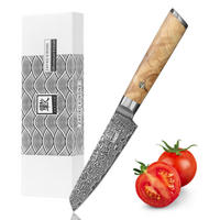 OFFICEMESSER 10 cm - Birkefarben, Holz/Metall (21cm) - Zayiko