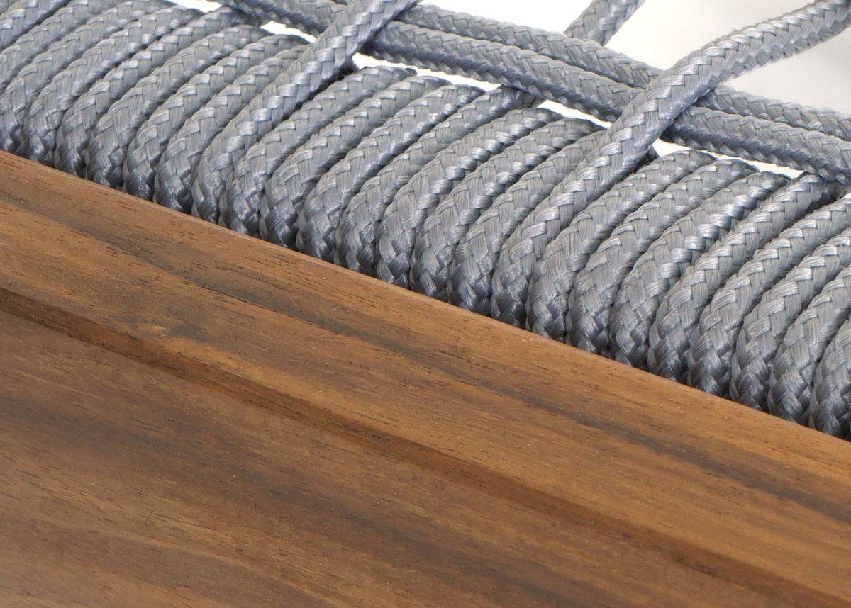 SCHAUKELSTUHL Grau - Grau, Holz (65/102/92cm) - MCW