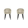 ESSZIMMERSTUHL Logan Beige 62/57/84 cm 2er-Set - Beige, Textil (57/84/62cm) - LABEL51
