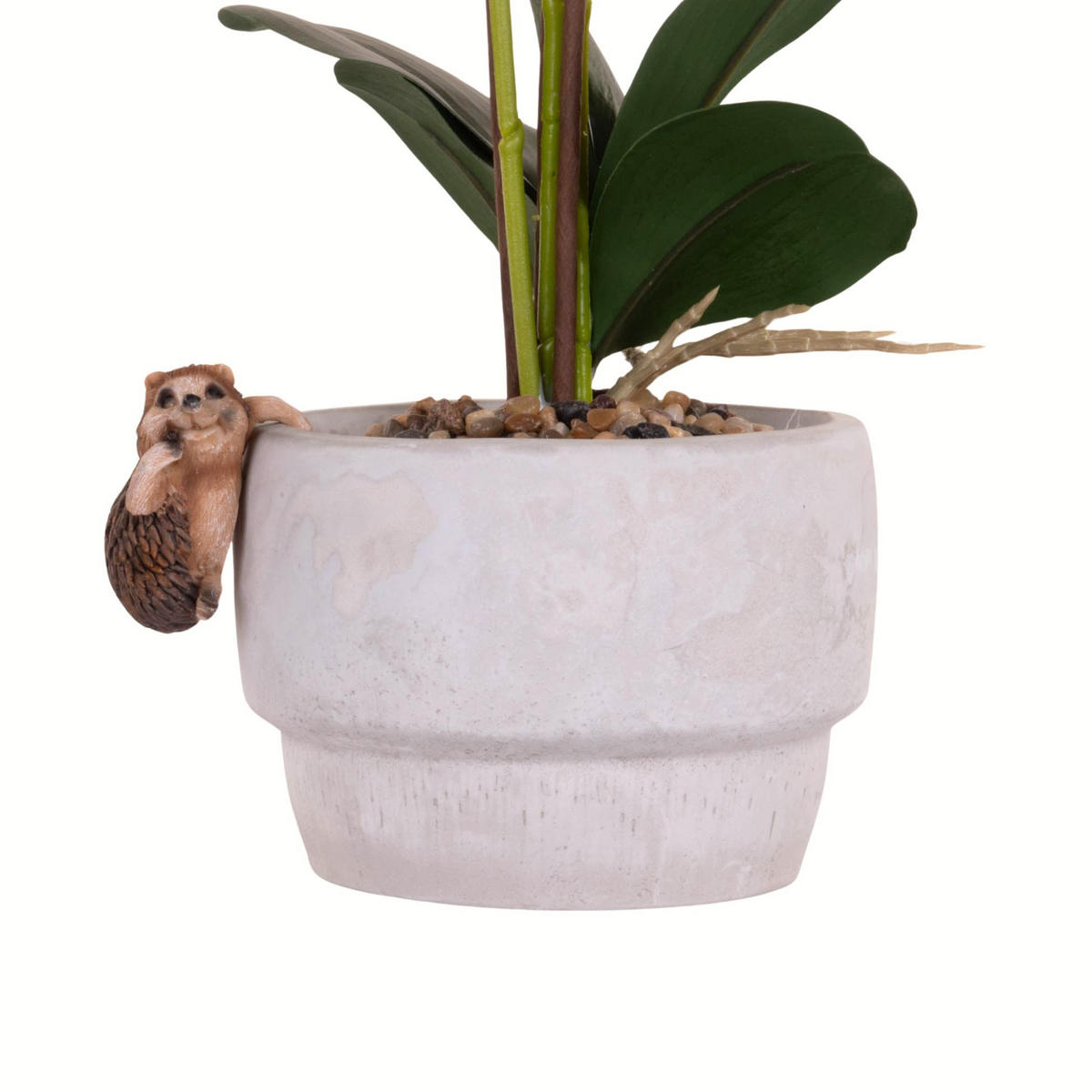 BLUMENTOPF-ANHÄNGER Lustiges Tierchien 9/4,5/8 cm - Braun, Kunststoff (4.5/8/9cm)