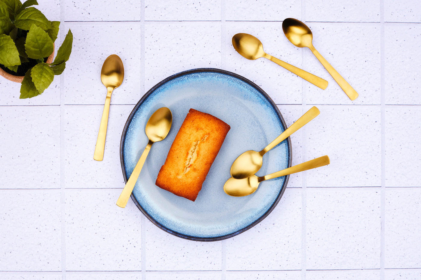 LÖFFEL 6er-Set Telmo - Gold - Goldfarben, Metall - Björn