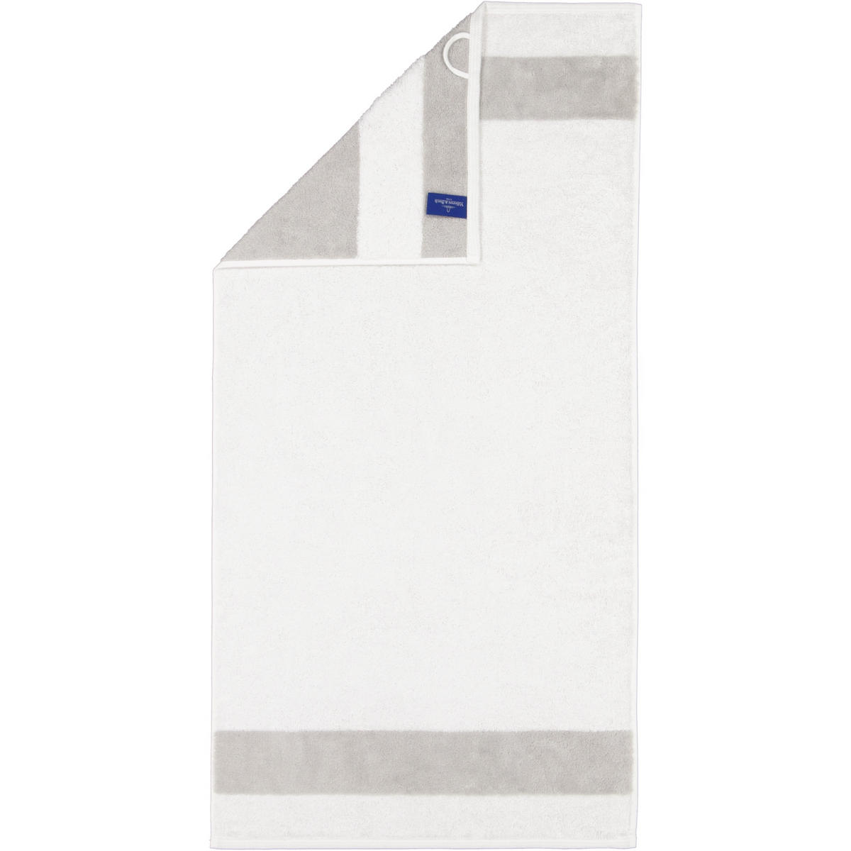 HANDTÜCHER LUXURY DOUBLE 2560 BRILLIANT WHITE - 76 - Weiß, Textil (50/100cm) - Zöllner